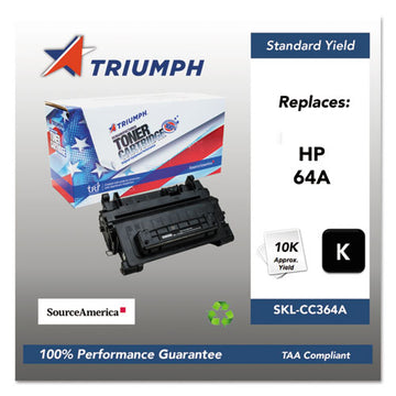 Triumph™ 751000nsh0964 Remanufactured Cc364a (64a) Toner, 10,000 Page-yield, Black freeshipping - TVN Wholesale